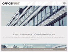 Tablet Screenshot of officefirst.com